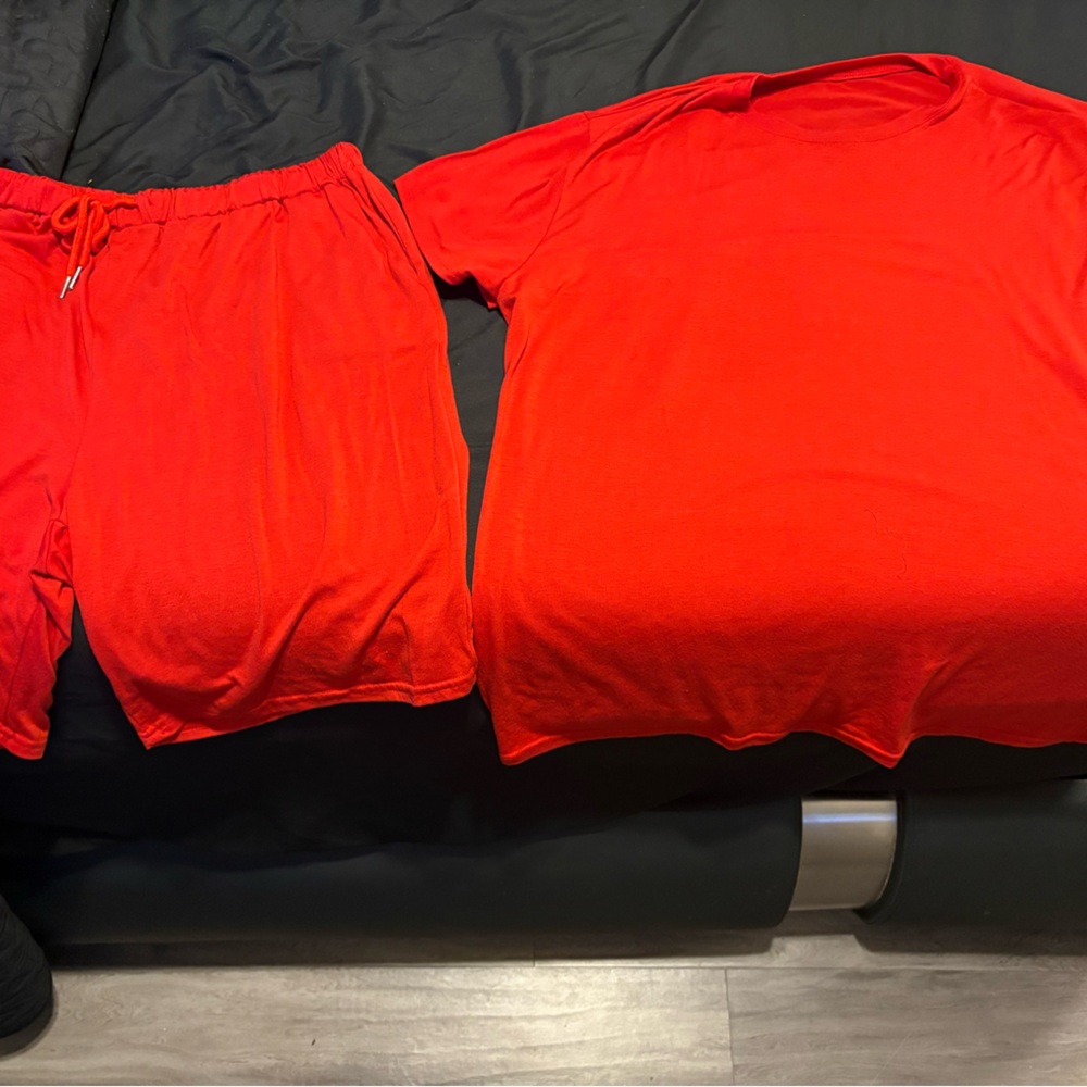 Bright Red Lounge Set